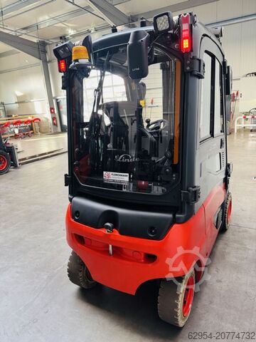 Electric 4-wheel forklift Linde E 16 P-02 EVO Triplex Kabine STVO