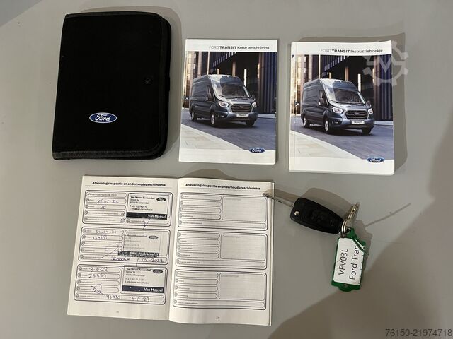 Platformwagen met kraan Ford Transit 350 2.0 TDCI L2 Trend RWD Open Laadbak ...