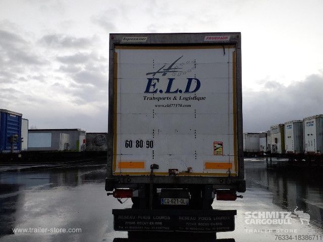 Semi-remorque fourgon Fruehauf Semitrailer Dryfreight Standard Porte relevante