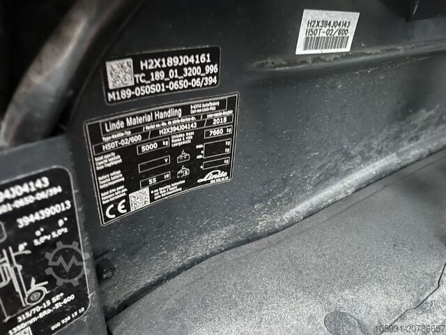 LPG Forklifts Linde H50T-02/600