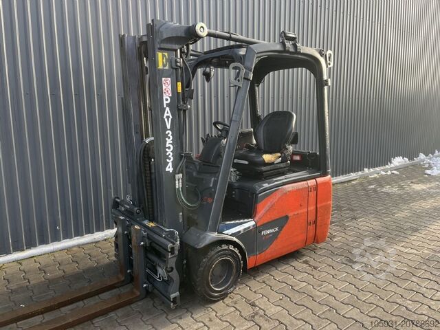 Electric 3-wheel forklift Linde E18-02