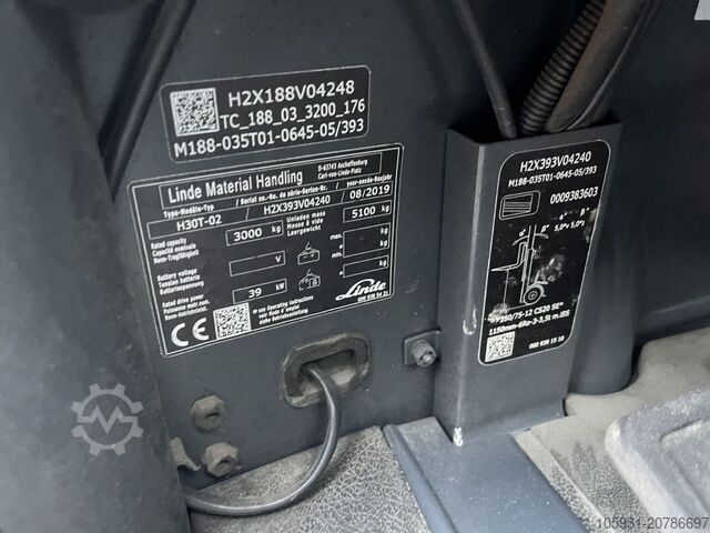 LPG Forklifts Linde H30T-02