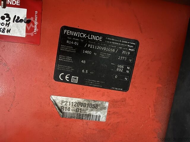 Reach Truck Linde R14-01