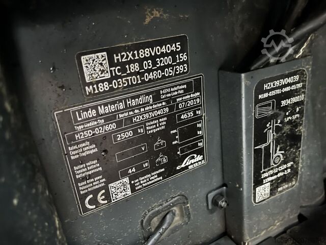 Carretilla elevadora diésel Linde H25D-02/600