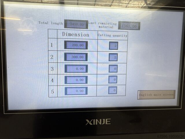 Serra de esquadria automática acionada por servo Automatische afkortzaag EuroCut Eurocut-450