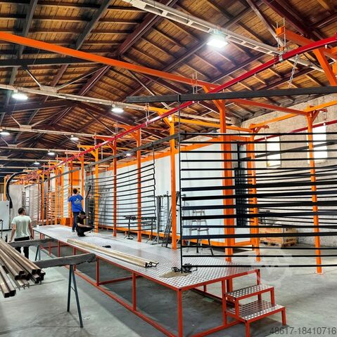 Horizontální linky práškového lakování VOGAMAKINA VMAUTO