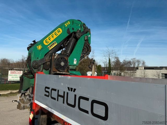 Flatbed truck MERCEDES-BENZ Actros 2541 / Kran Effer 310.11/6S + JIB 4S