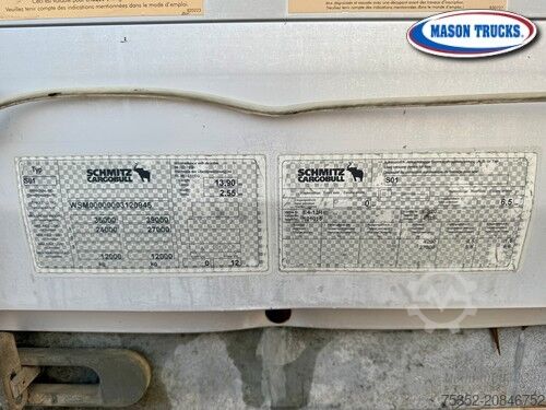 Semirimorchio con telone Schmitz Cargobull 
