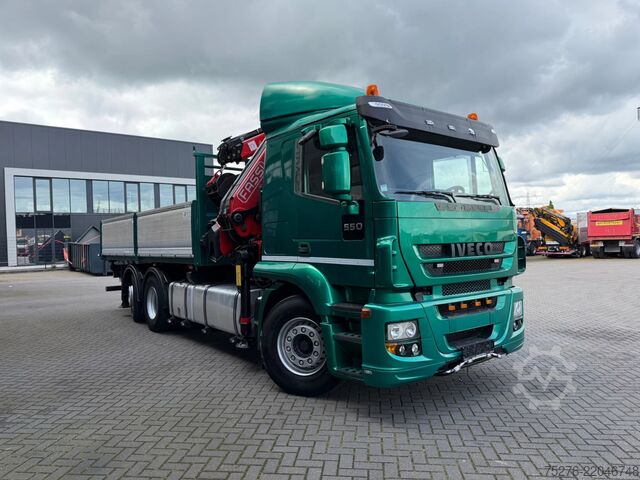 Wywrotka 3-stronna Iveco Stralis 500 6x2 3 Way tipper Fassi 365+Flyjib ,...