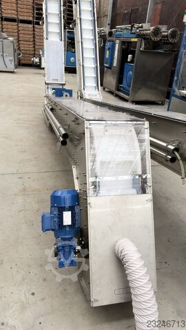 DrDryice Modular Belt Elevator Coalza Stainless Steel Modular Belt Elevator