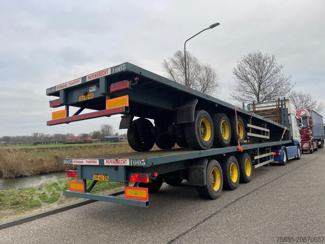 Plattformanhänger Haan OPL45 Heavy Duty (45Ton) / Rungen-Potholes / NL...