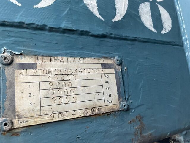 Plattformanhänger Haan OPL45 Heavy Duty (45Ton) / Rungen-Potholes / NL...