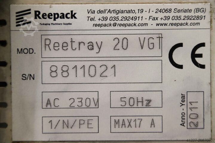 Linearer Schalensiegler Reepack Reetray 20 VGT