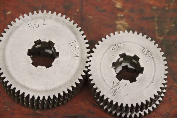 Verdeelkast tandwielen, 71 stuks unbekannt Modul 1,5