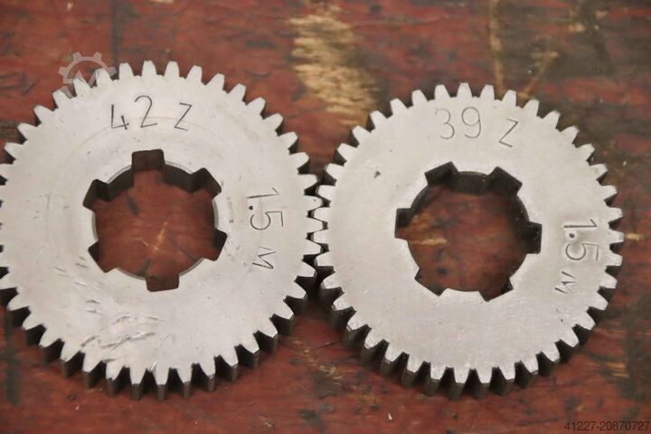 Verdeelkast tandwielen, 71 stuks unbekannt Modul 1,5