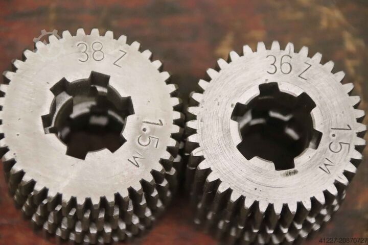 Verdeelkast tandwielen, 71 stuks unbekannt Modul 1,5