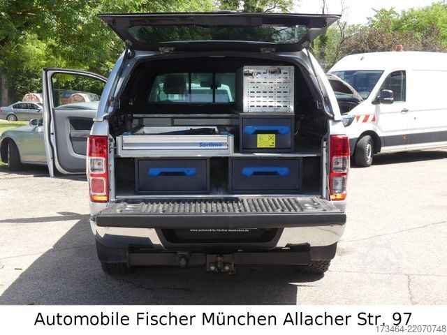 Dubă pick-up FORD Ranger LKW 4x4 Offroad Standheizung Sortimo