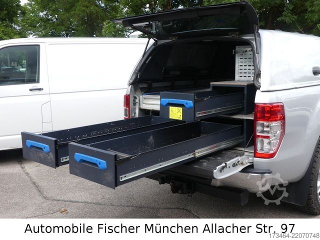 Dubă pick-up FORD Ranger LKW 4x4 Offroad Standheizung Sortimo