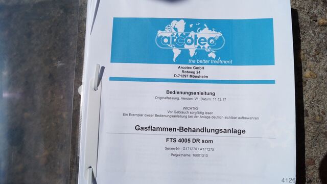 Μονάδα επεξεργασίας φλόγας αερίου Arcotec Arcogas FTS 4005 DR som