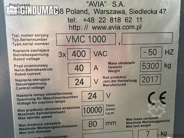 Avia VMC 1000 Avia VMC 1000
