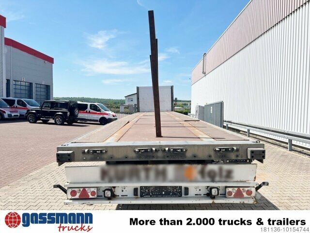 Åben sættevogn med presenning Humbaur HSA 2006, Verzinkt