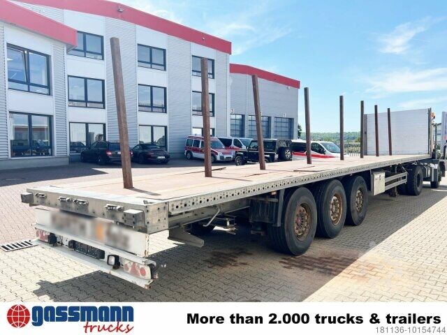 Åben sættevogn med presenning Humbaur HSA 2006, Verzinkt