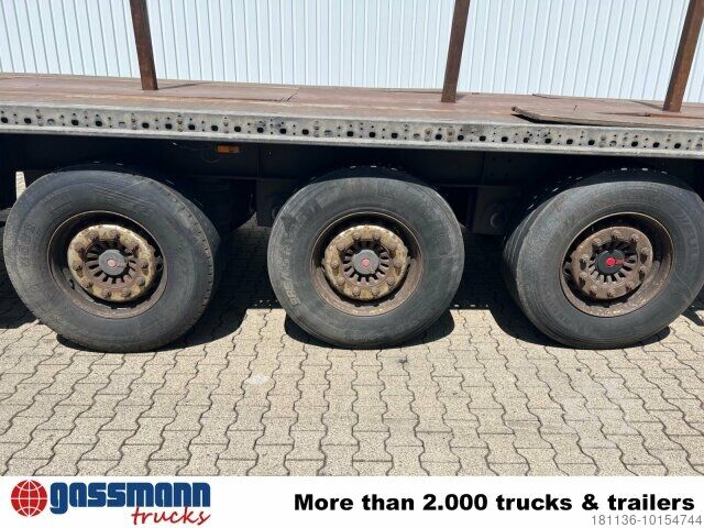 Åben sættevogn med presenning Humbaur HSA 2006, Verzinkt