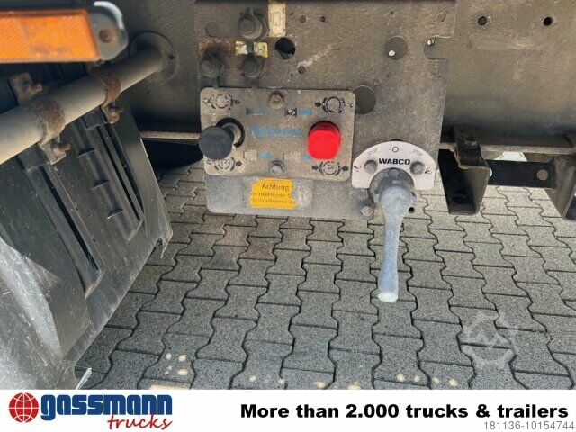 Åben sættevogn med presenning Humbaur HSA 2006, Verzinkt