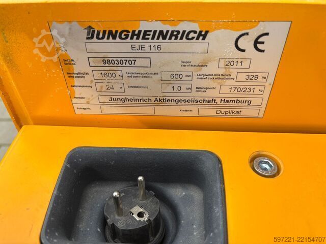 Electric Pallet Trucks Jungheinrich EJE 116 (Batterie aus 2021)