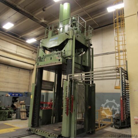 224 Ton Hydraulic 4 Post Spotting Press Reis TUS-180 OK-200