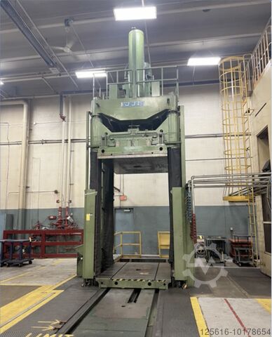 224 Ton Hydraulic 4 Post Spotting Press Reis TUS-180 OK-200