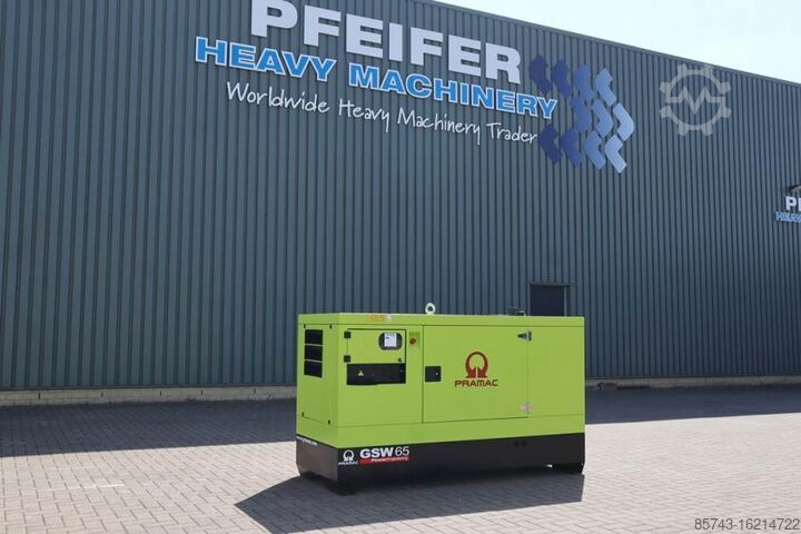 Aggregaat Pramac GSW65P-ACP Unused, Valid inspection, *Guarantee! D