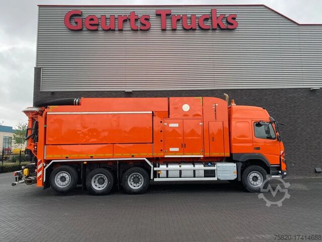 Suction vehicle Volvo FMX 510 8X4 TRIDEM + MTS DINO 5 SAUGBAGGER/SUC...