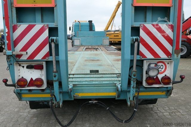 Semirremolque de plataforma baja Mol MOL, 3-Achser,hydr. Rampen,Gelenkt,Verbreiterbar