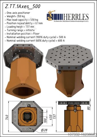 Positioning machine Z.TT.1Axes_500