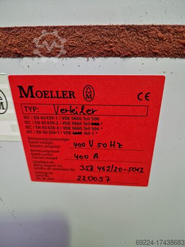 Главни разводни ормар 400 A Möller 