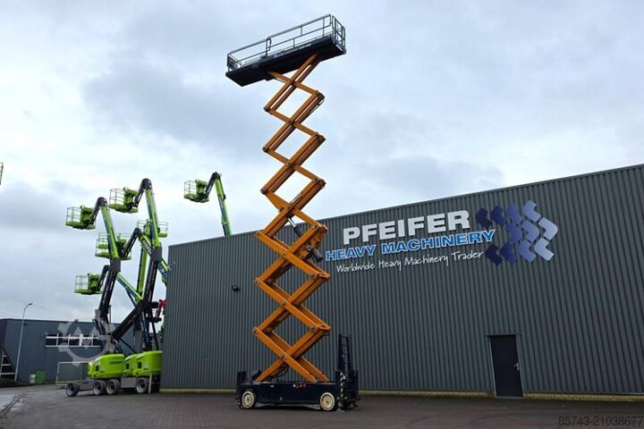 Saxlift PB Lifttechnik S225-12ES Electric, 22.5m Working Height, 450kg Ca