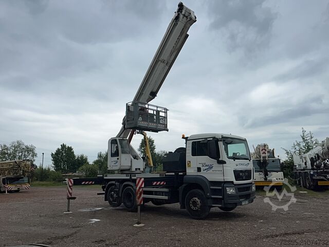 Hoogwerker op truck MAN TGS 26.320 6x2-2 BL with Oil Steel Eagle 3526 (35m)