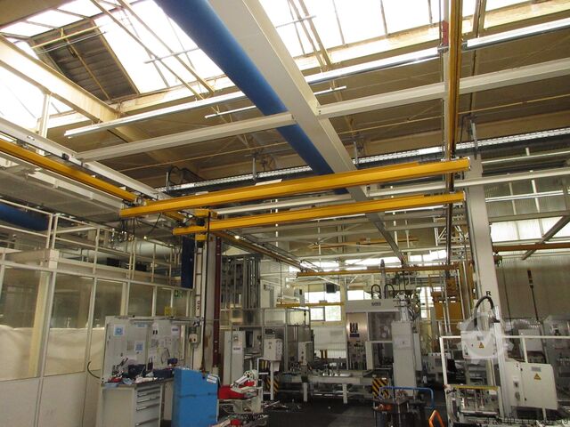 Daru előtető Daru Beltéri daru Daru kifutópálya Demag - Portalkran KBK 125KG Kettenzug KBK 2 II KBK2 33x6,5m 4x 125Kg + Zubehör