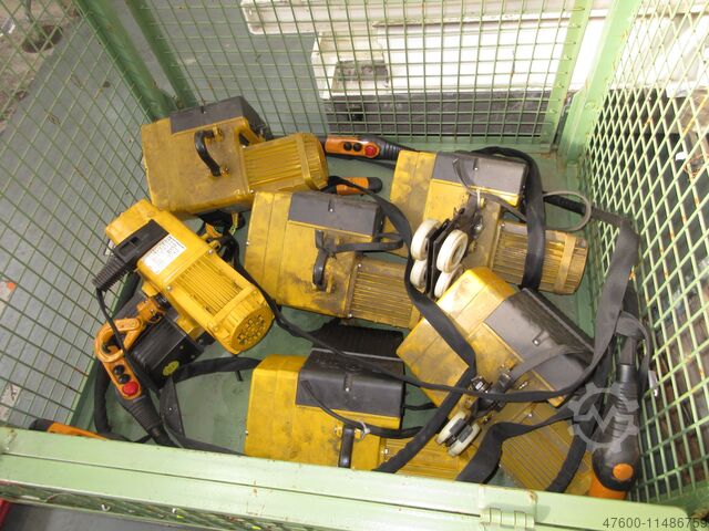 Guindaste de cobertura Guindaste de interior Guindaste de pista Demag - Portalkran KBK 125KG Kettenzug KBK 2 II KBK2 33x6,5m 4x 125Kg + Zubehör