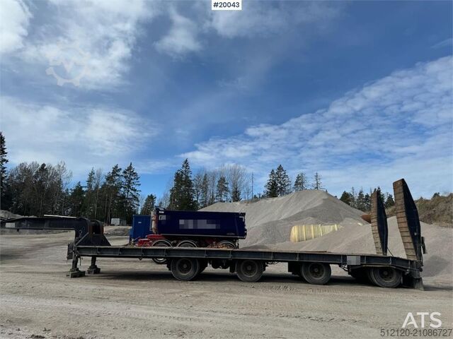 Dieplader Vang SHSL 1111 Machine semi with hooklift and turntable