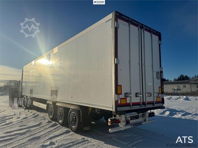 Krone kastoplegger met Thermo King-unit Krone box semi-trailer with Thermo King unit