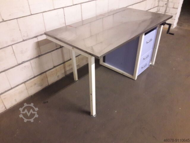 Table de travail à hauteur réglable Unbekannt Arbeitstisch Packtisch Werkbank