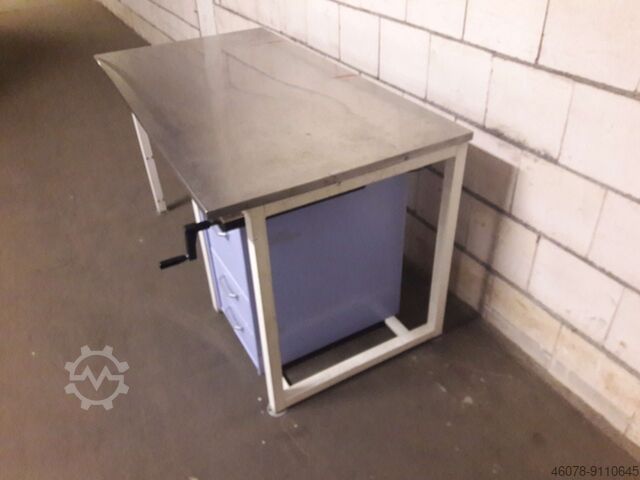 In hoogte verstelbare werktafel Unbekannt Arbeitstisch Packtisch Werkbank