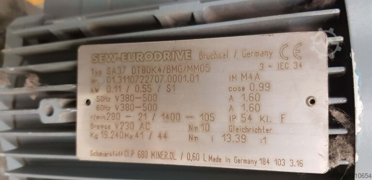 Bandtransporteur, stijgband, transportband Lippert GF 1995-550-400