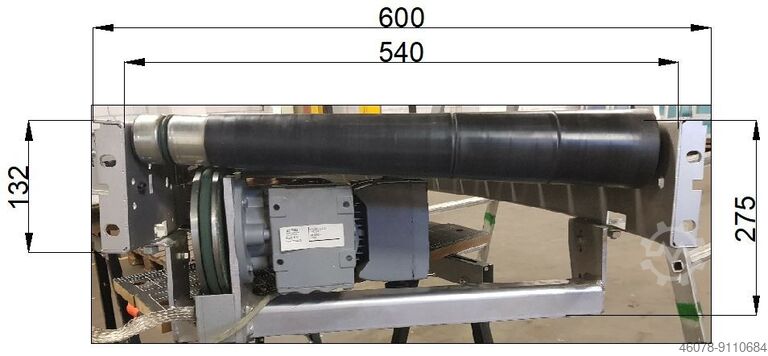Roller curve right or left with straight section Dematic 2315-600-540 IR795
