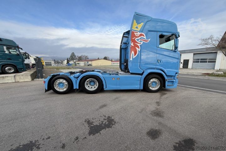 Standard trækkerunit Scania S520 V8 6x2 Retarder Kipphydraulik / Swiss-Vehicle