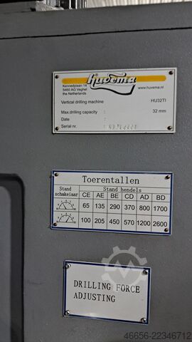 Trapano a colonna Huvema HU 32 TI ( 3860 )