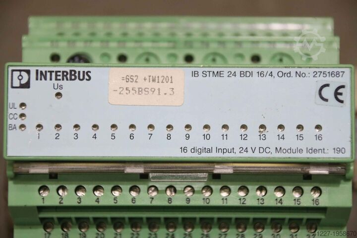 Interbus Phoenix - Contact IB STME 24 BDI 16/4