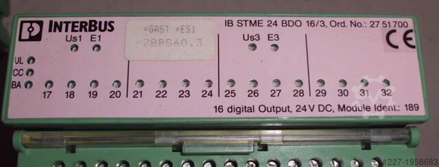 Interbus Phoenix - Contact IB STME 24 BDO 16/3